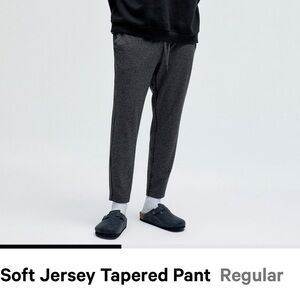 Soft Jersey Tapered Pant heathered graphite gray size xxl